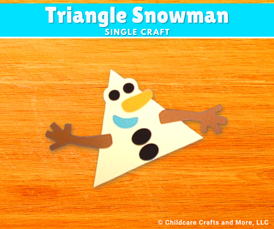 Printable snowman craft for kids – Hodge Podge