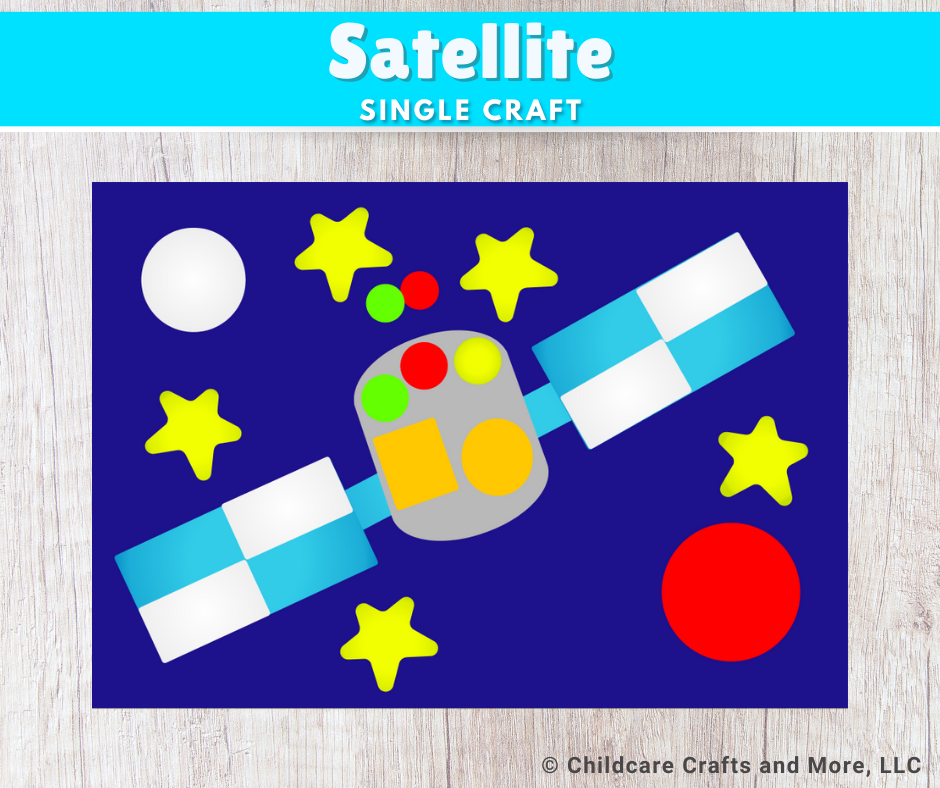 Satellite Single Craft Kit – Childcare Crafts and More, LLC