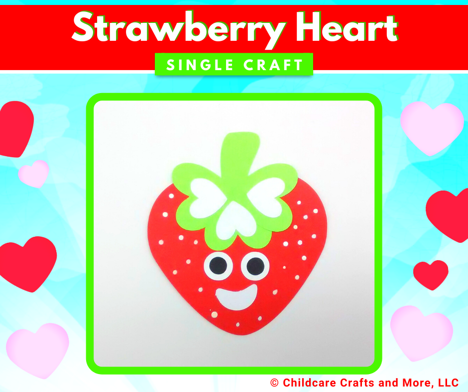 Strawberry hot sale heart craft