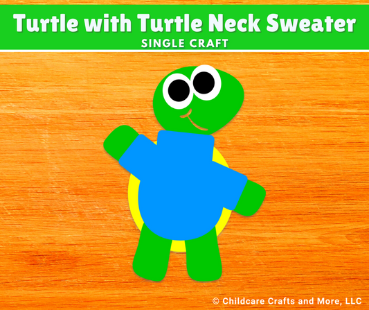 Turtle with Turtle Neck Sweater Single Craft