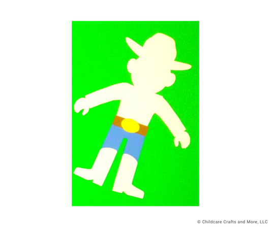 Color Blank Cowboy Craft Kit