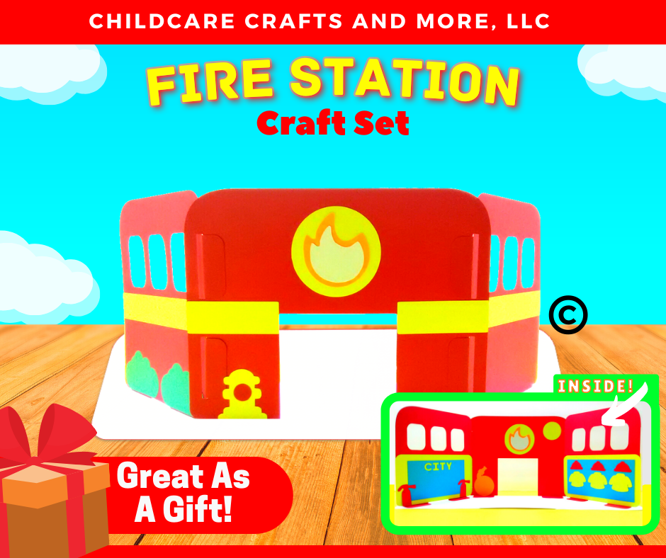 Fire Station Craft Set – Childcare Crafts and More, LLC