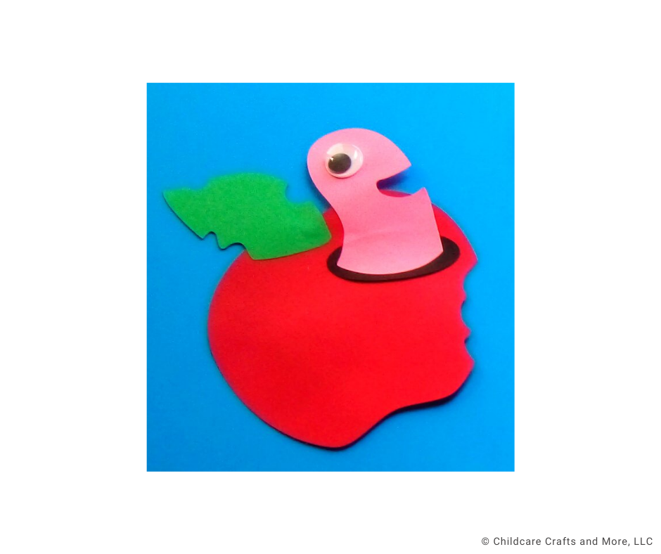 Apple with Worm Craft Kit