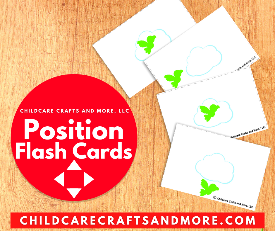 Position Flash Cards Download – Childcare Crafts and More, LLC